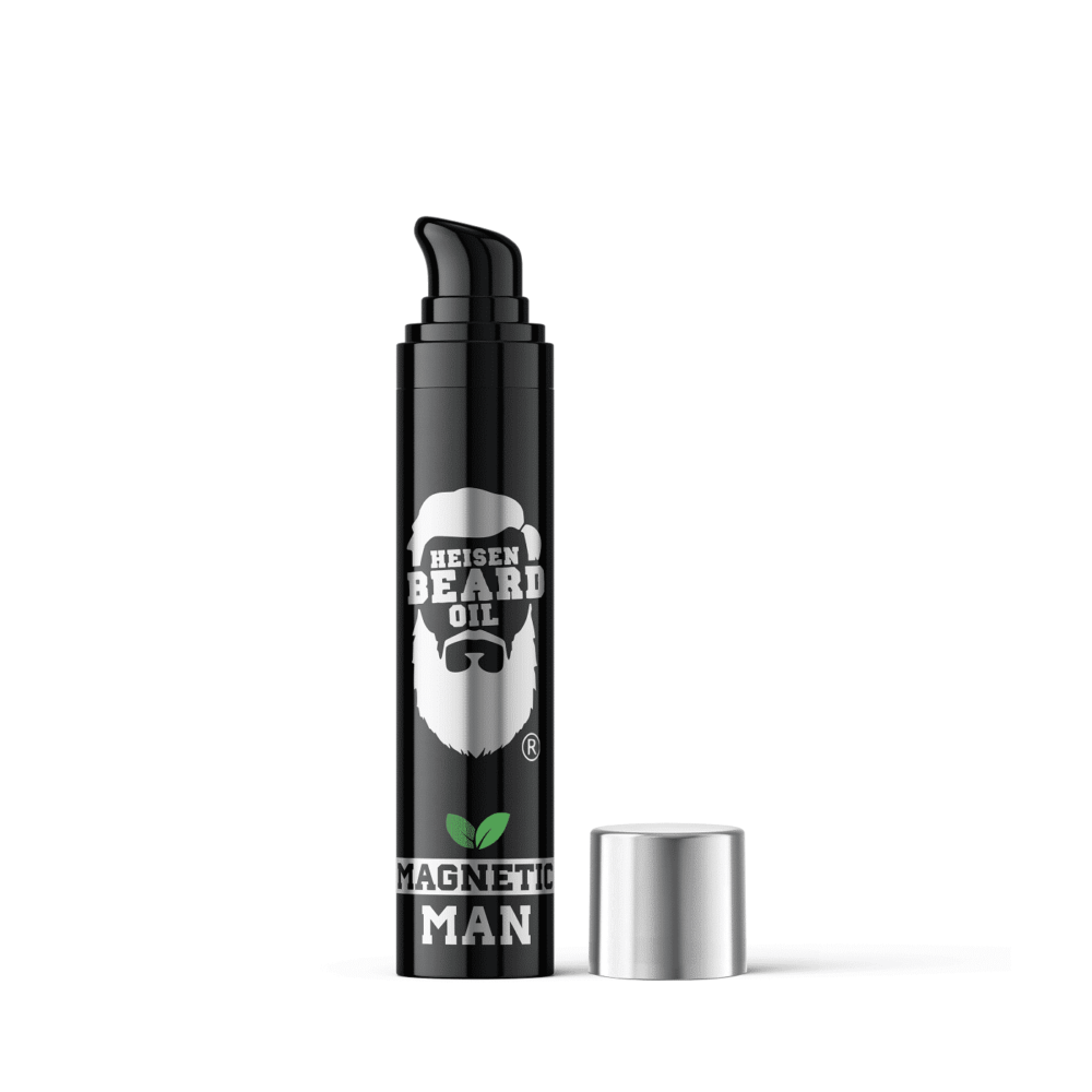 Bartöl 3in1 Magnetic Man von Heisen Beard Oil mit 5 pflegenden Ölen