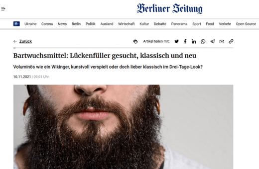 Berliner Zeitung Heisenbeard Bartwuchsmittel