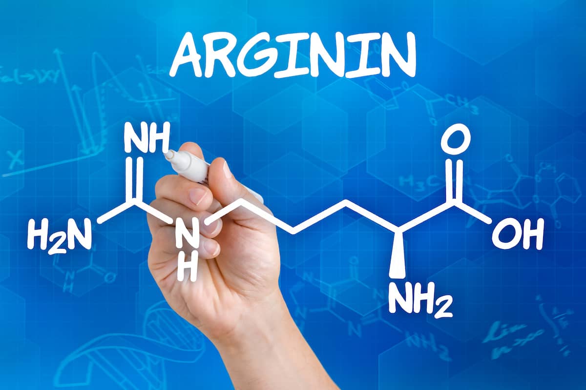 Chemische Strukturformel von Arginin